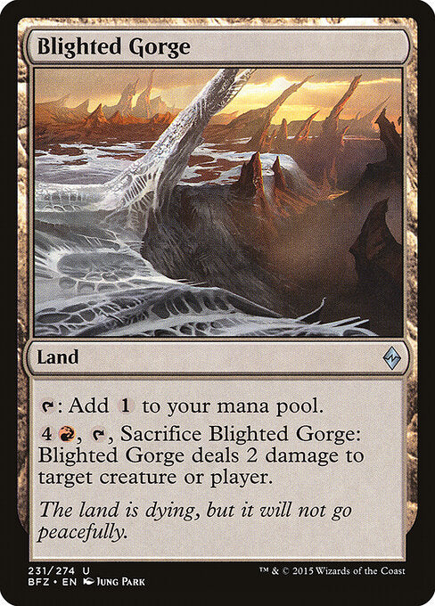 Blighted Gorge - Battle for Zendikar - 231