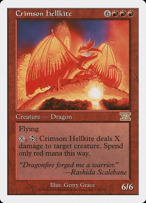 Crimson Hellkite - Classic Sixth Edition - 172