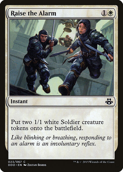 Raise the Alarm - Duel Decks: Elspeth vs. Kiora - 23