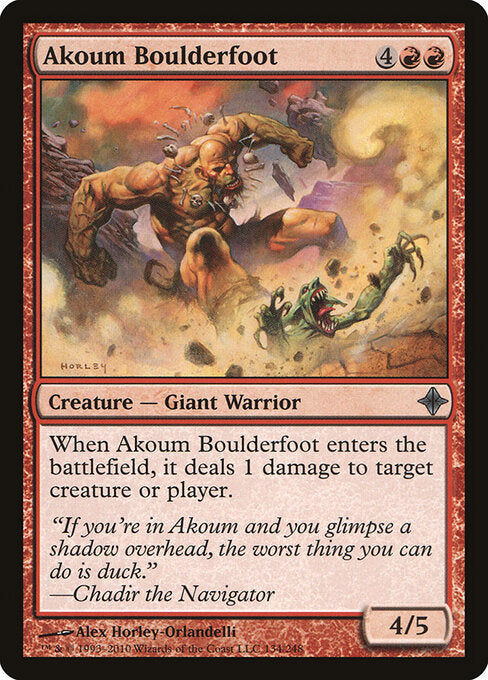 Akoum Boulderfoot - Rise of the Eldrazi - 134