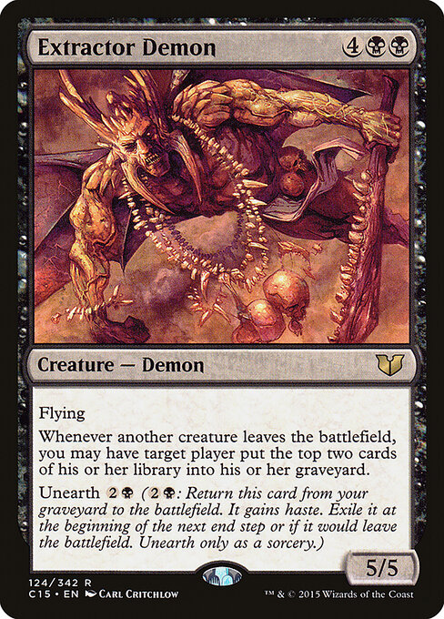 Extractor Demon - Commander 2015 - 124