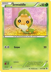 Sewaddle (10) - Legendary Treasures - 10/113