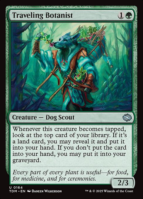 Traveling Botanist - Tarkir: Dragonstorm - 164