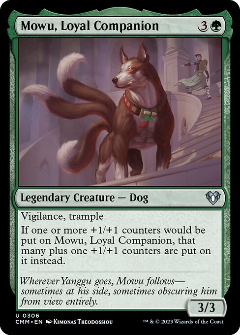 Mowu, Loyal Companion - Commander Masters - 306
