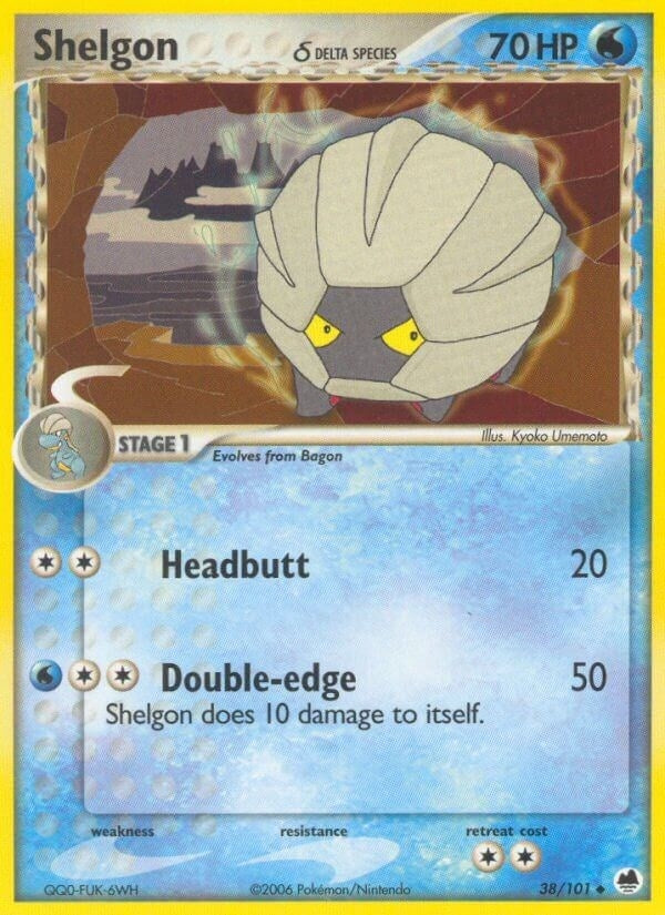 Shelgon (Delta Species) (38/101) (DF)