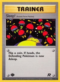 Sleep! (Rocket's Secret Machine) - Team Rocket - 79/82