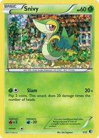 Snivy - 1/12 - McDonald's Promos 2011 - 001/012