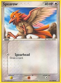 Spearow - EX Crystal Guardians - 61/100