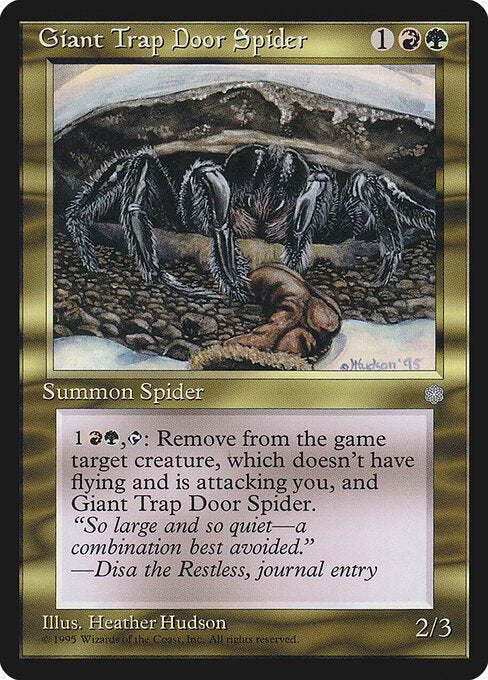 Giant Trap Door Spider - Ice Age - 293