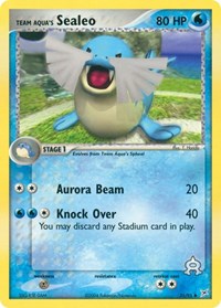 Team Aqua's Sealeo - 31/95 - EX Team Magma vs Team Aqua - 31/95