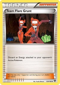 Team Flare Grunt - XY Base Set - 129/146