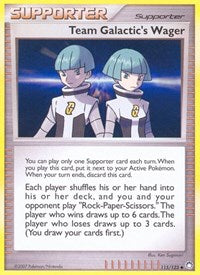 Team Galactic's Wager - Mysterious Treasures - 115/123