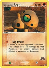 Team Magma's Aron - 59/95 - EX Team Magma vs Team Aqua - 59/95