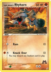 Team Magma's Rhyhorn - 68/95 - EX Team Magma vs Team Aqua - 68/95
