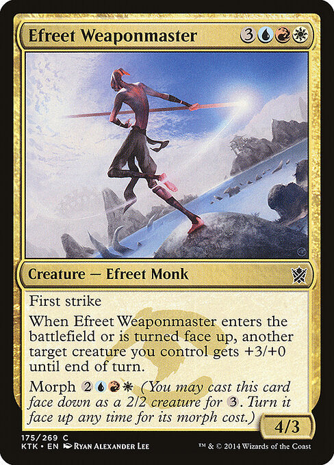 Efreet Weaponmaster - Khans of Tarkir - 175