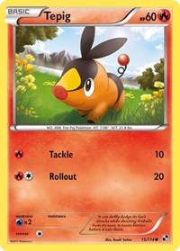 Tepig (15) - Black and White - 15/114