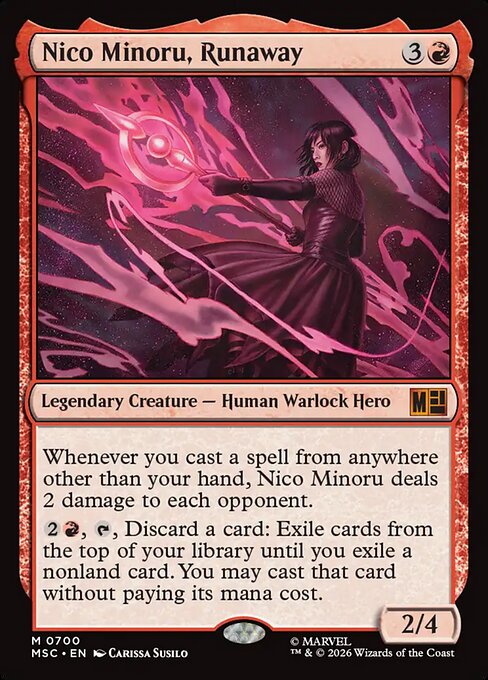 Nico Minoru, Runaway - Marvel Super Heroes Commander - 700