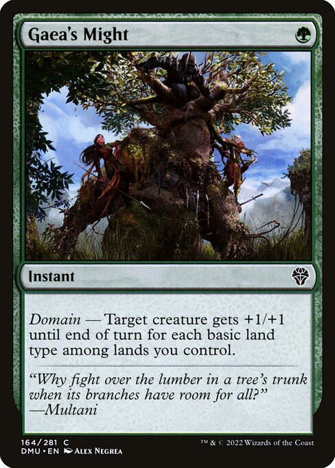 Gaea's Might - Dominaria United - 164