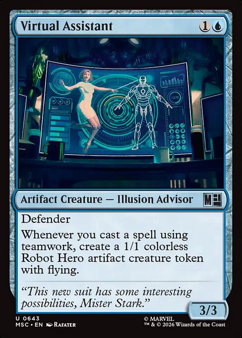 Virtual Assistant - Marvel Super Heroes Commander - 643