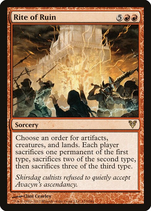 Rite of Ruin - Avacyn Restored - 153