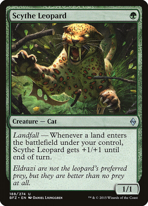 Scythe Leopard - Battle for Zendikar - 188