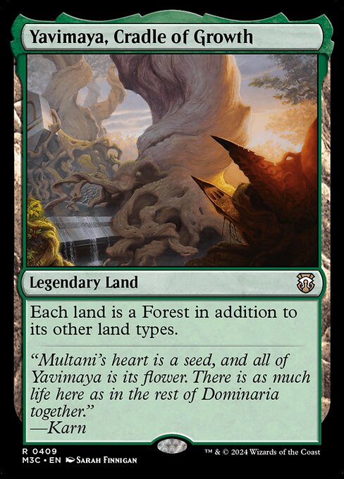 Yavimaya, Cradle of Growth - Modern Horizons 3 Commander - 409
