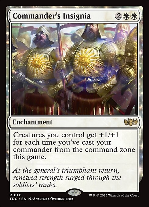 Commander's Insignia - Tarkir: Dragonstorm Commander - 111