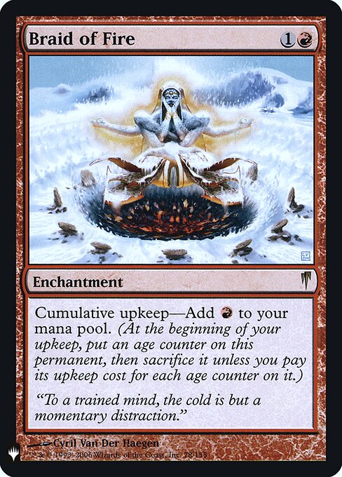 Braid of Fire - The List - CSP-78