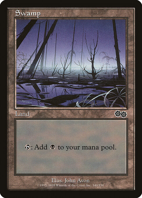 Swamp - Urza's Saga - 340