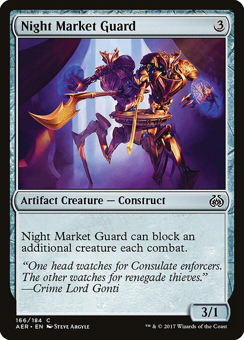 Night Market Guard - Aether Revolt - 166