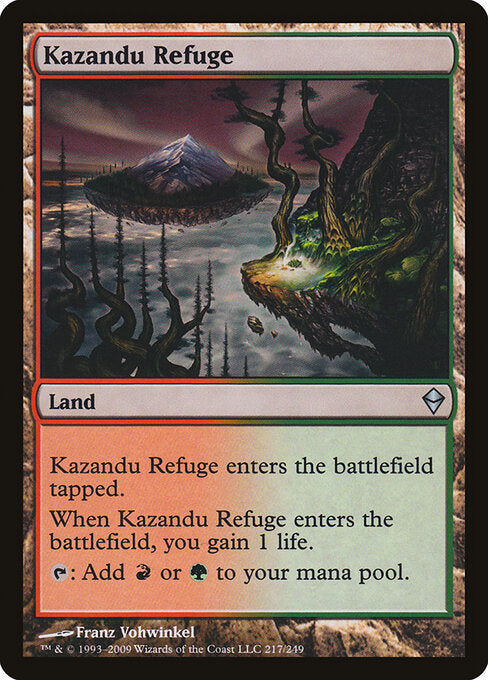 Kazandu Refuge - Zendikar - 217