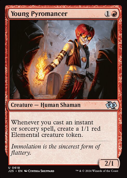 Young Pyromancer - Foundations Jumpstart - 618