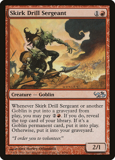 Skirk Drill Sergeant - Duel Decks: Elves vs. Goblins - 49
