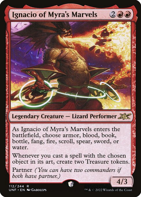 Ignacio of Myra's Marvels - Unfinity - 112