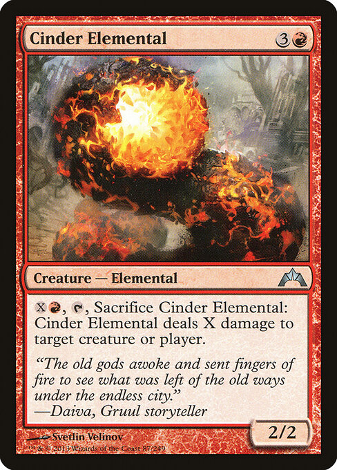 Cinder Elemental - Gatecrash - 87