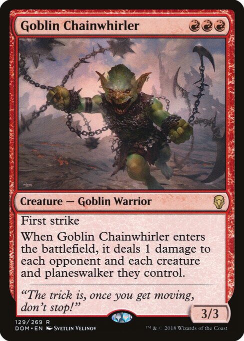 Goblin Chainwhirler - Dominaria - 129