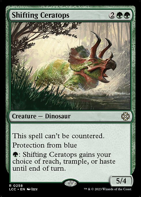 Shifting Ceratops - The Lost Caverns of Ixalan Commander - 258