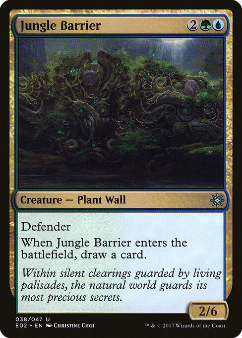 Jungle Barrier - Explorers of Ixalan - 38
