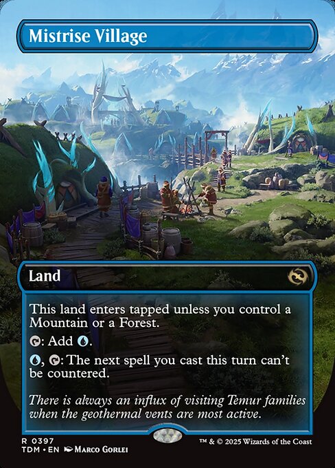 Mistrise Village - Tarkir: Dragonstorm - 397