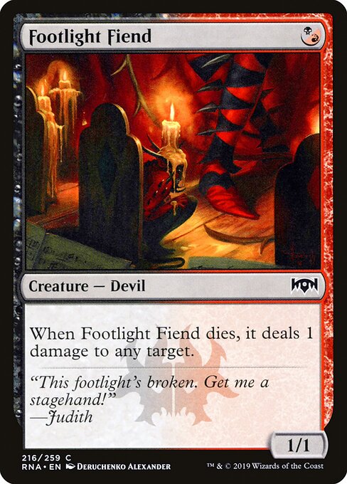 Footlight Fiend - Ravnica Allegiance - 216