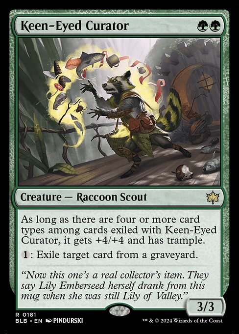 Keen-Eyed Curator - Bloomburrow - 181