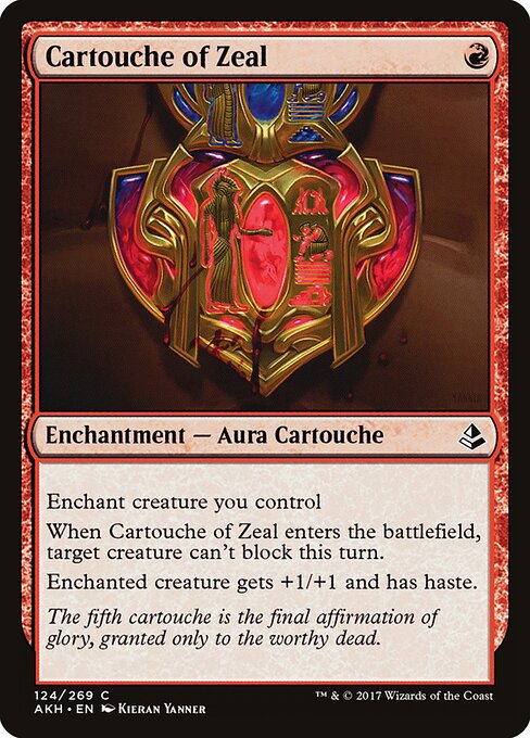 Cartouche of Zeal - Amonkhet - 124