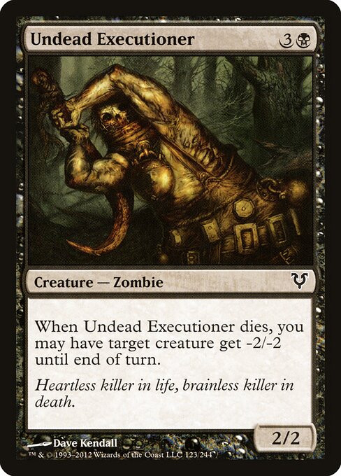 Undead Executioner - Avacyn Restored - 123