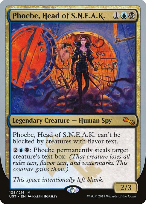 Phoebe, Head of S.N.E.A.K. - Unstable - 135