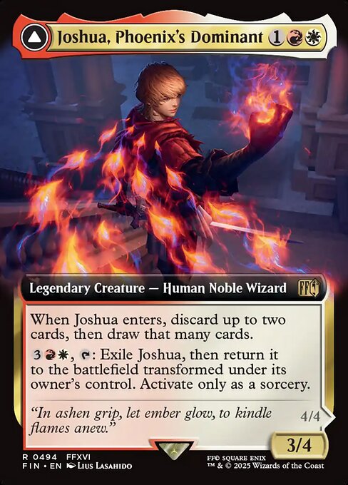 Joshua, Phoenix's Dominant // Phoenix, Warden of Fire - Final Fantasy - 494