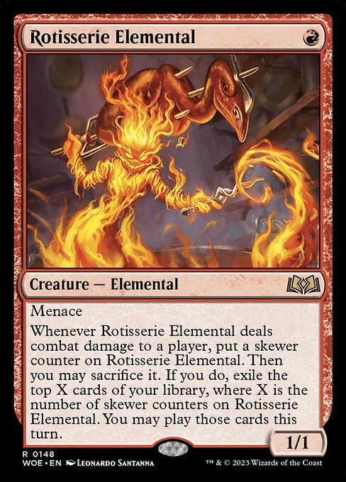 Rotisserie Elemental - Wilds of Eldraine - 148