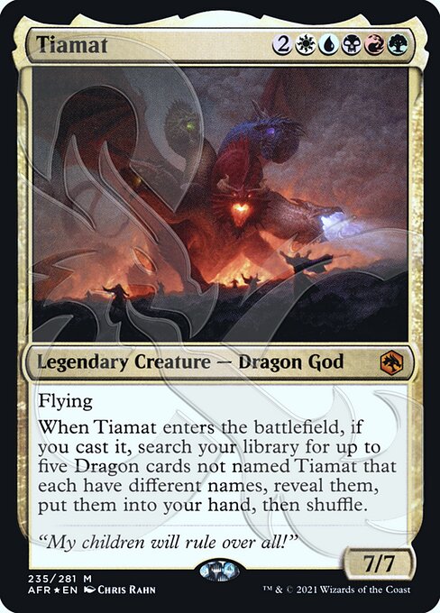 Tiamat - Adventures in the Forgotten Realms Promos - 235a