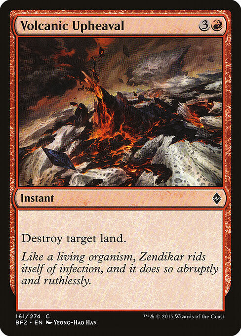 Volcanic Upheaval - Battle for Zendikar - 161