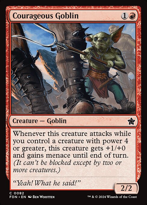 Courageous Goblin - Foundations - 82