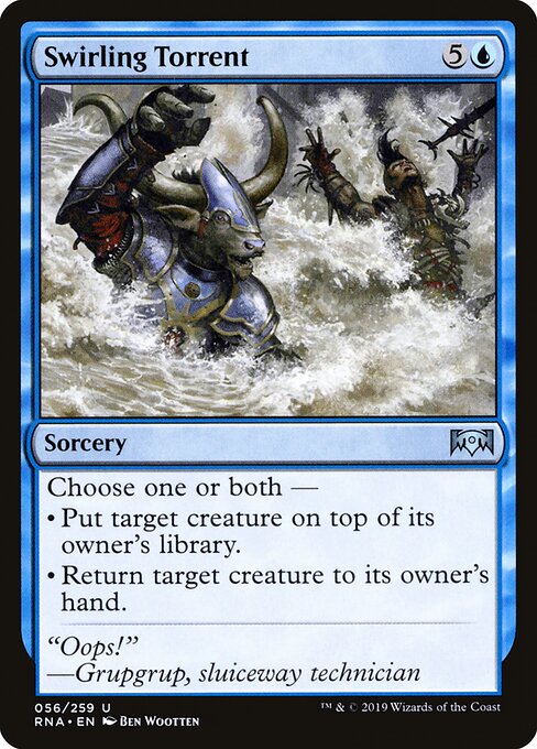 Swirling Torrent - Ravnica Allegiance - 56